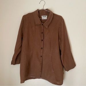 Flax linen shirt
